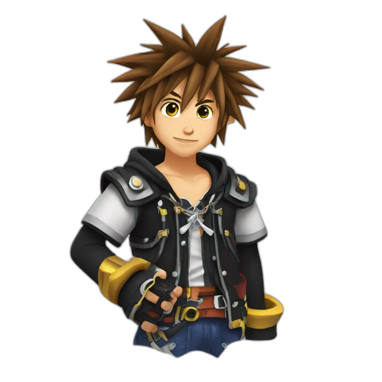 Sora Kingdom Hearts emoji