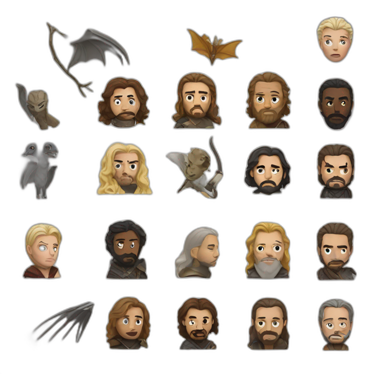 Game of thrones emoji