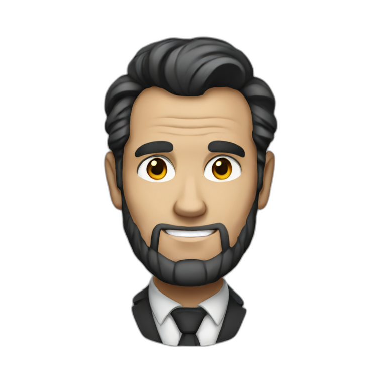 Lincoln from the 100 emoji