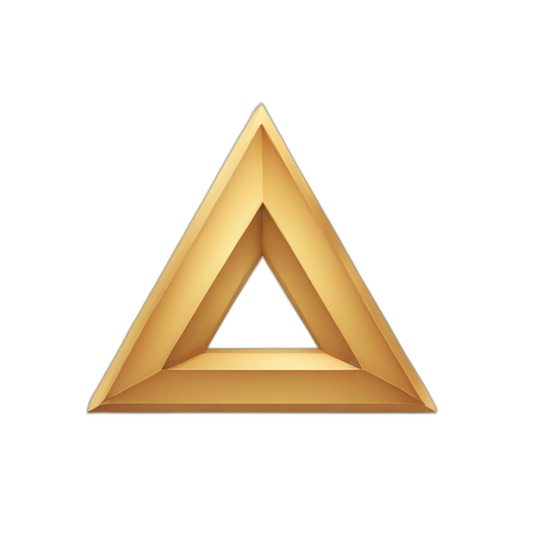 Geometric Shape, Triangle, Three, Logo, Design Concept, Creative Symbol, High Quality, Icon, Vector and Illustration emoji
