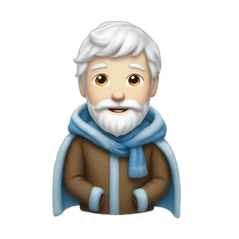 Father frost boy emoji