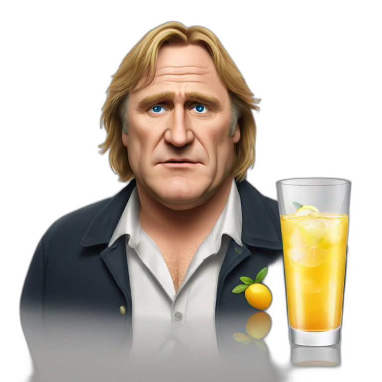 Gerard Depardieu Drink Vodka emoji