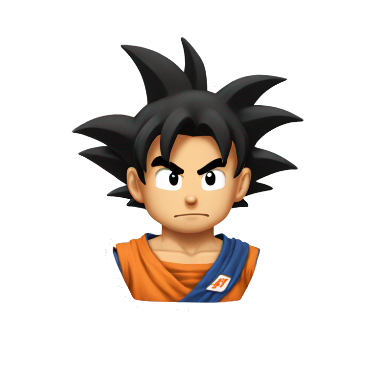 Goku from dragon ball emoji