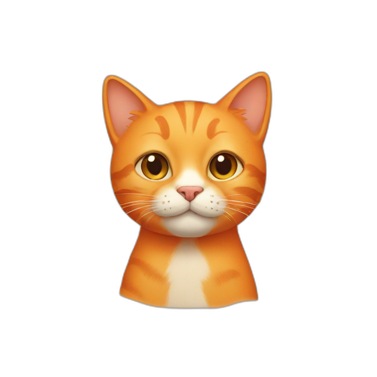 orange cat emoji