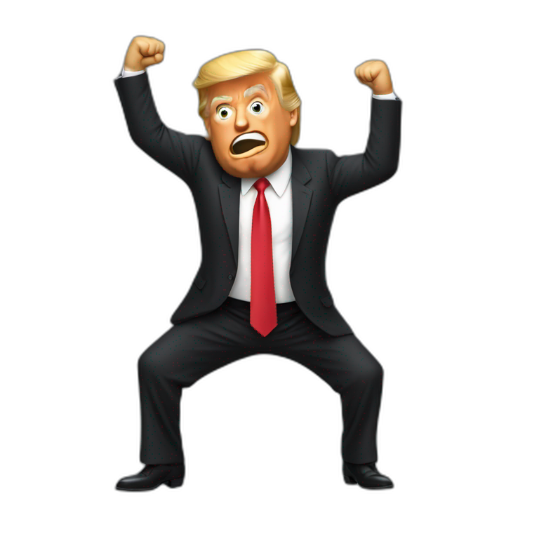 Trump qui twerk emoji