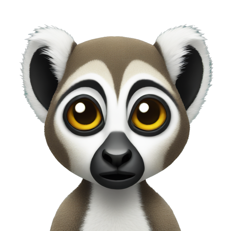 annoyed lemur emoji