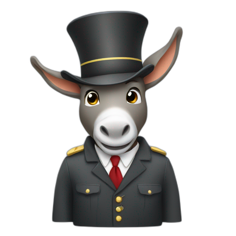 donkey conductor emoji