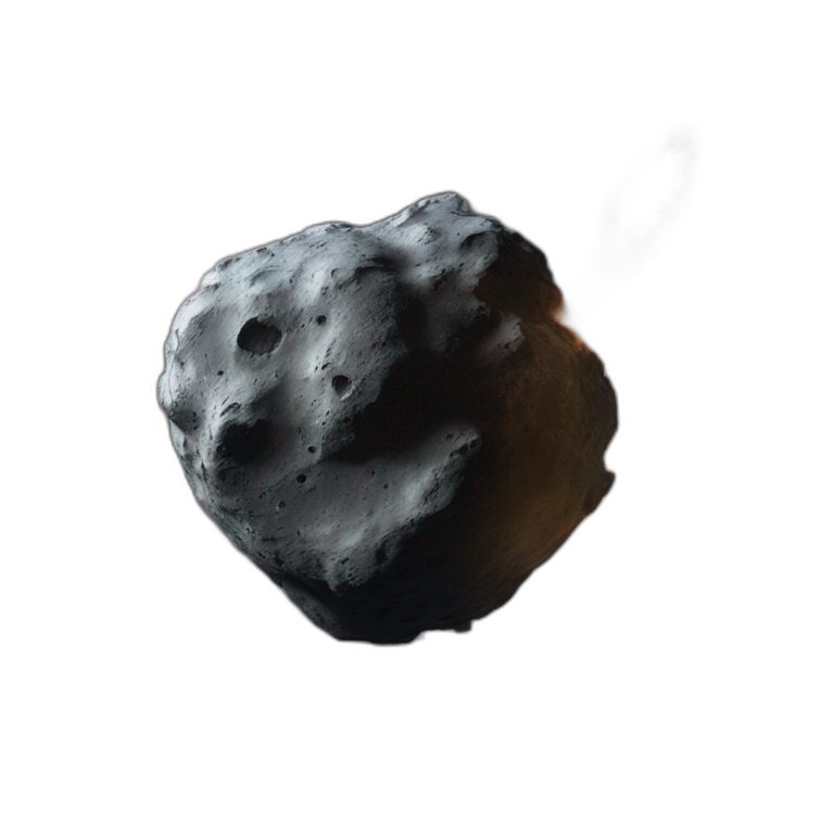 Asteroid hit the earth emoji