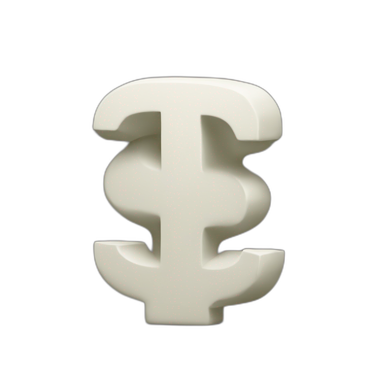 Dollar sign Pillar emoji