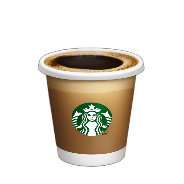 HOT CUBAN COFFEE STARBUCKS emoji