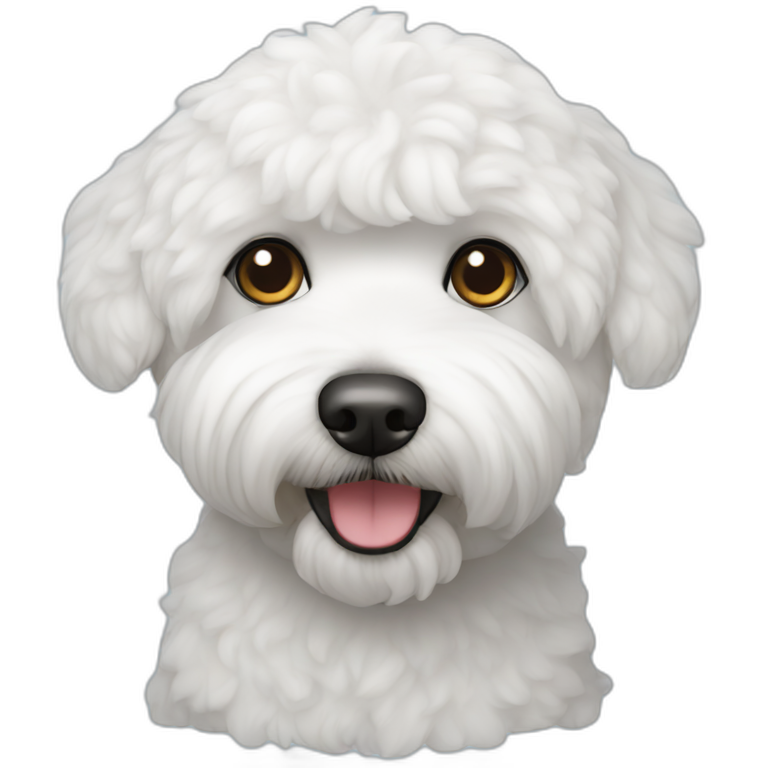 arab bichon frise emoji