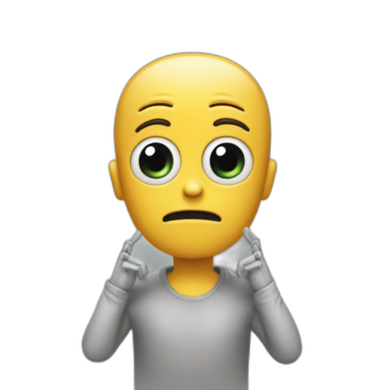 squeletton with hands on head emoji