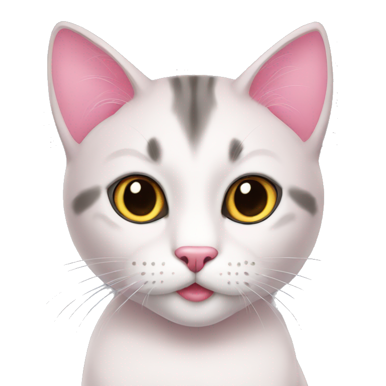 Gato rosa emoji
