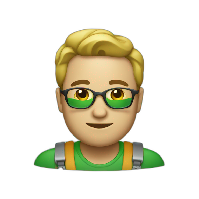 green piggybank trader emoji