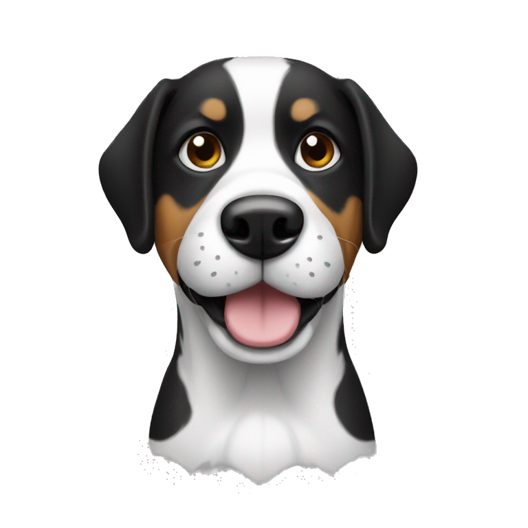 Dog Black and White emoji