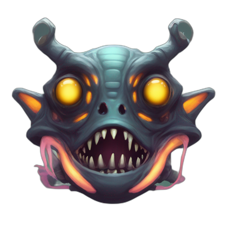 alien Abomination futuristic roguelike rpg style inspired by slay thee spire emoji
