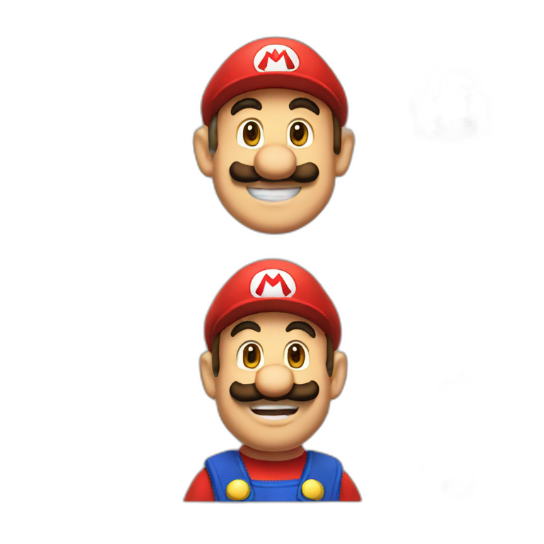 Mario emoji style ios emoji