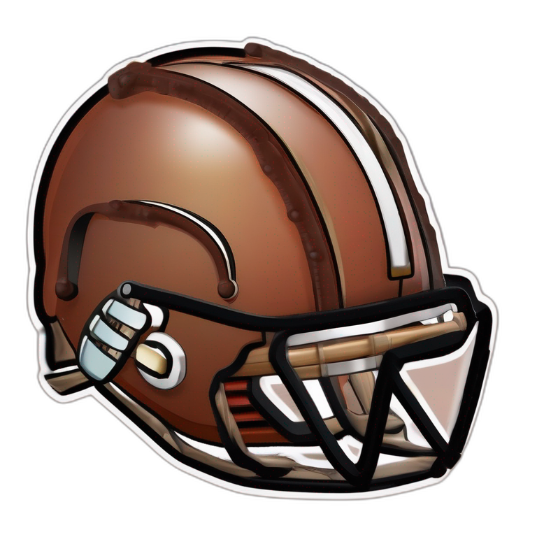 Cockroach American Football Helmet emoji
