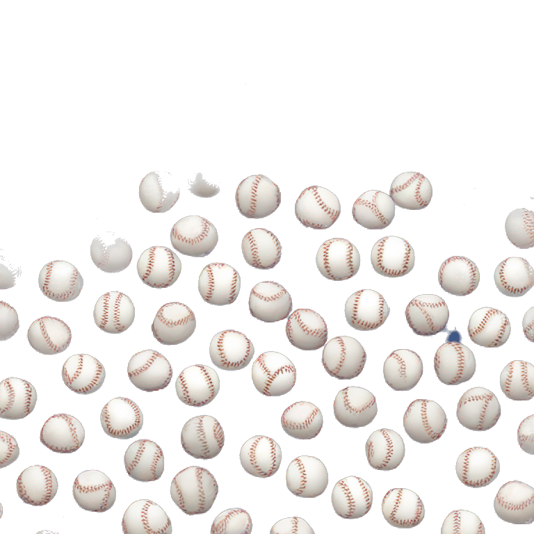Happy baseball emoji