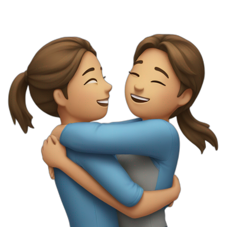 hug-two-girls emoji