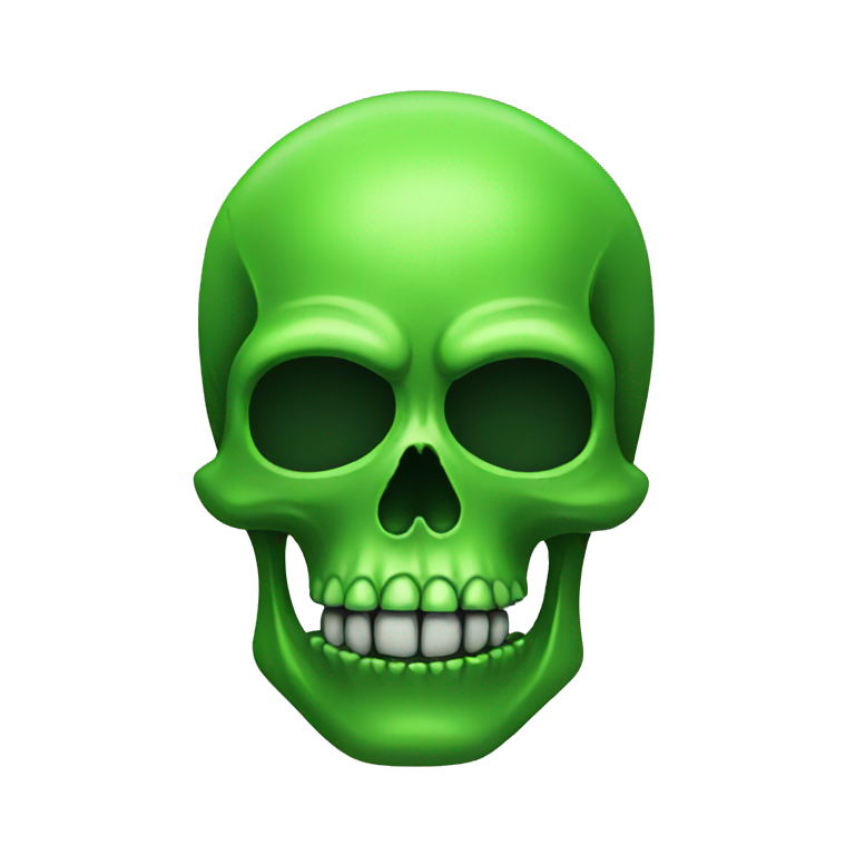 green skull emoji