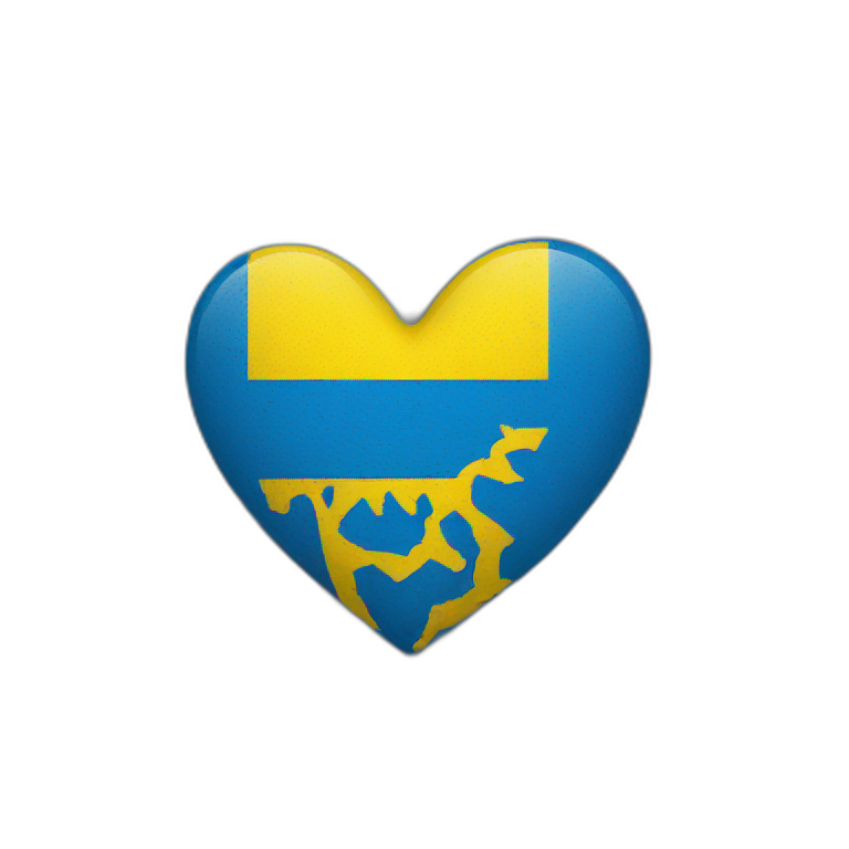 Ukraine heart emoji