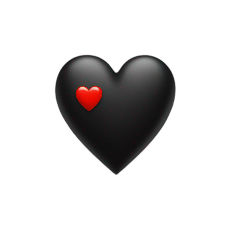 heart black emoji