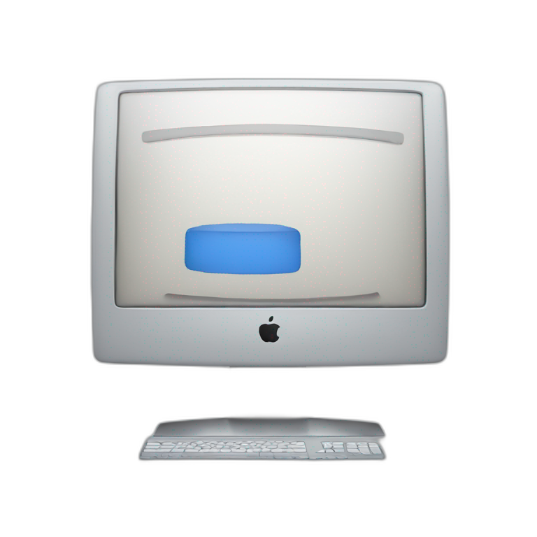 Apple monitor emoji