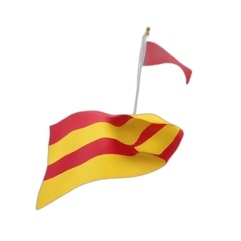 Flag of spain 3d emoji