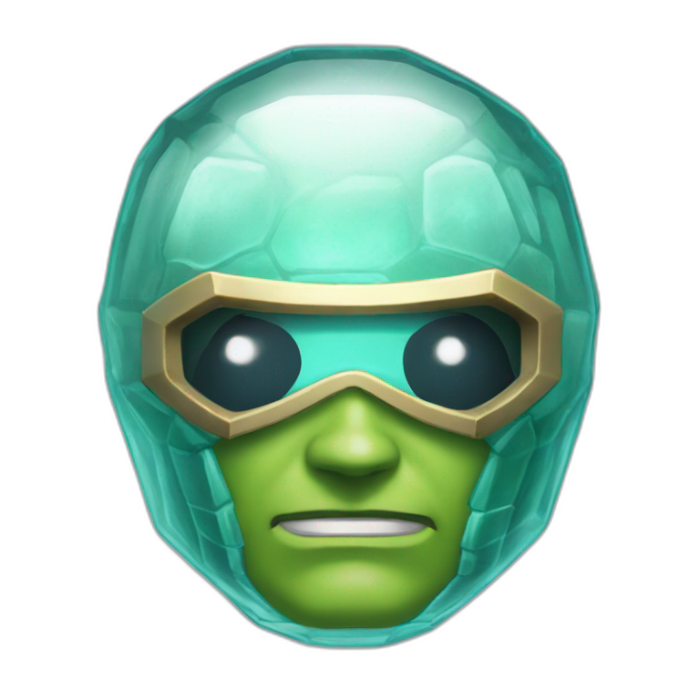 bubble glass mysterio head emoji