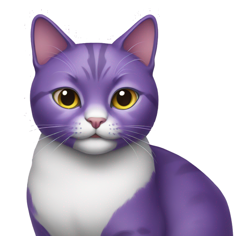 purple cat emoji