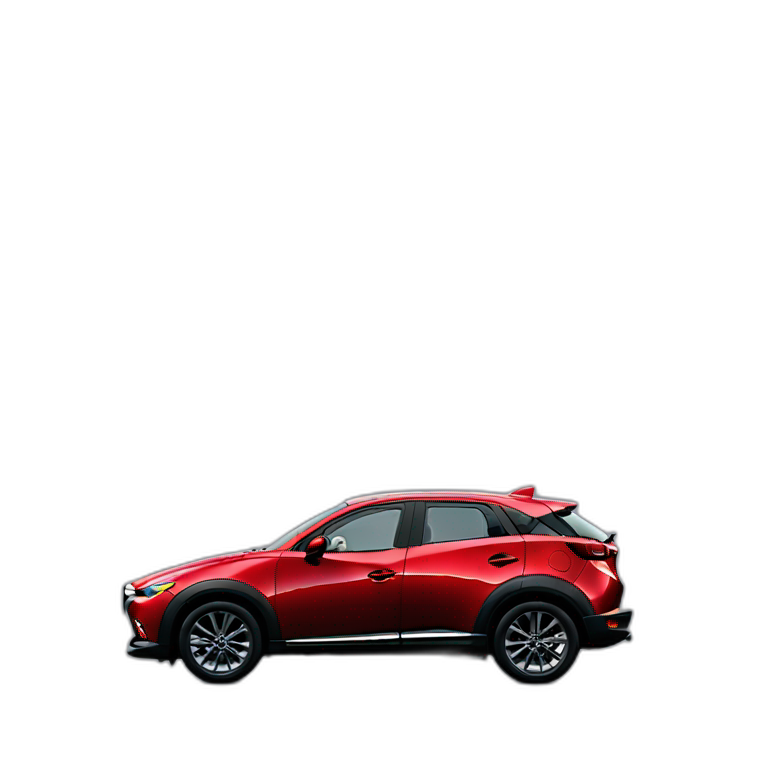 Mazda cx-3 red emoji