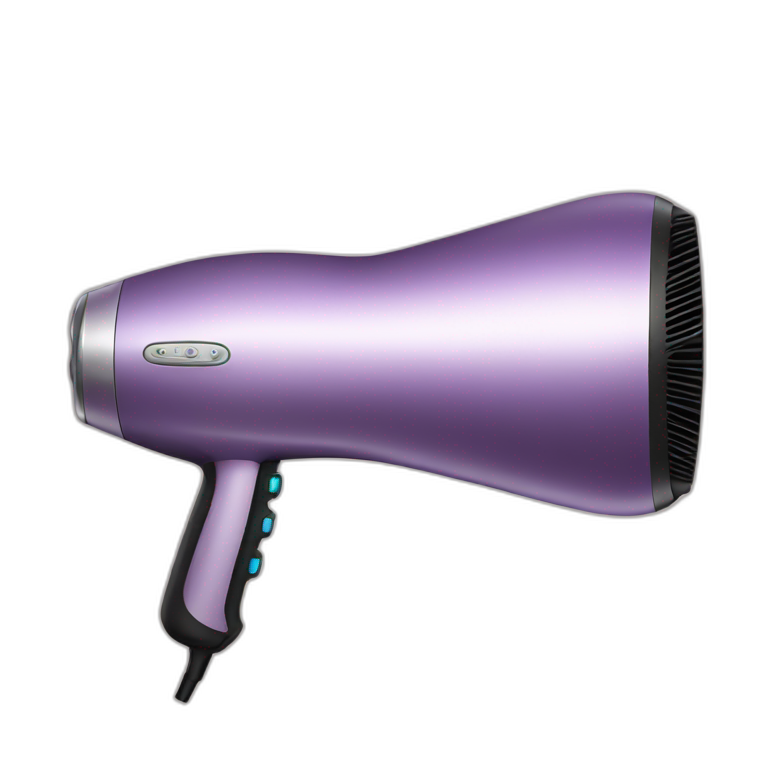 Hair dryer emoji