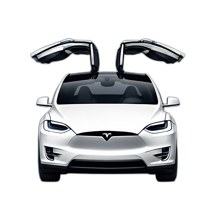 Tesla model x emoji