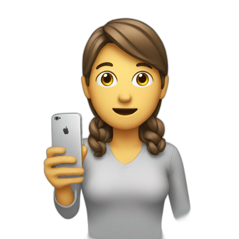 person with phone emoji