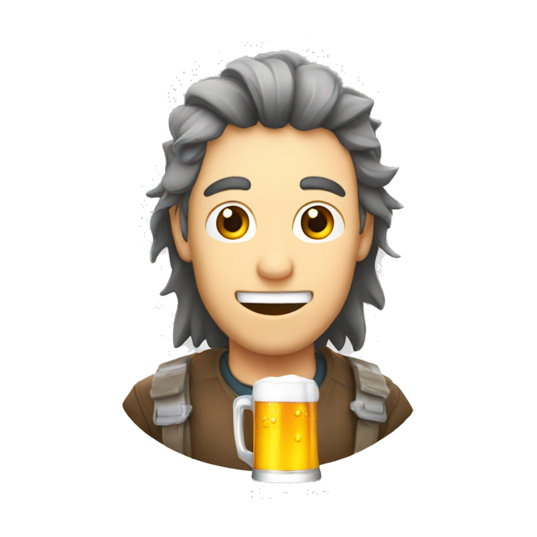 Inoxtag qui boit de la bière emoji