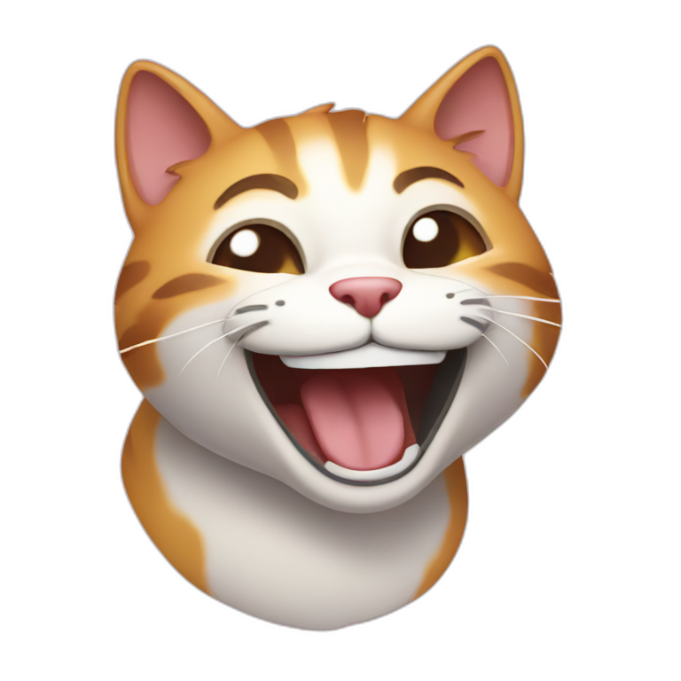 laughing cat emoji