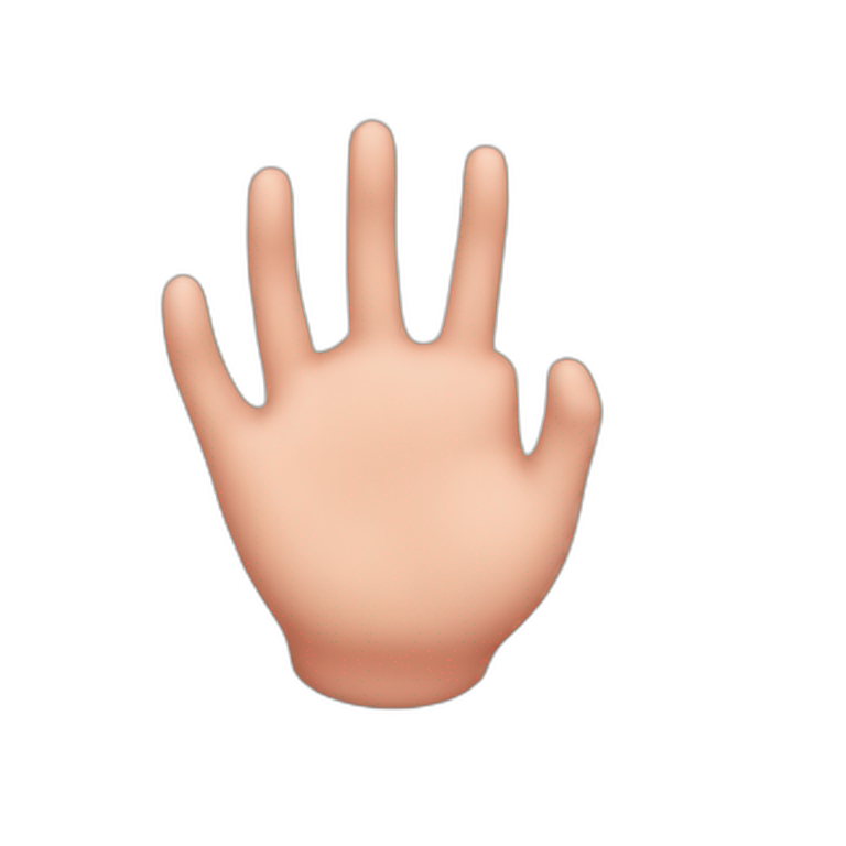 Coeur de mains emoji