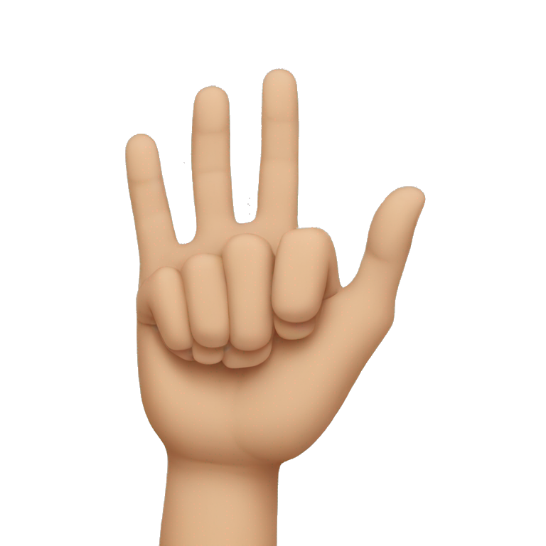 Hands pointing  emoji