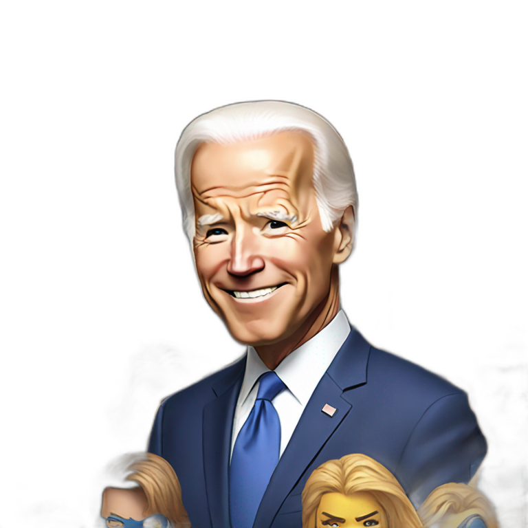 comic book superhero joe biden emoji