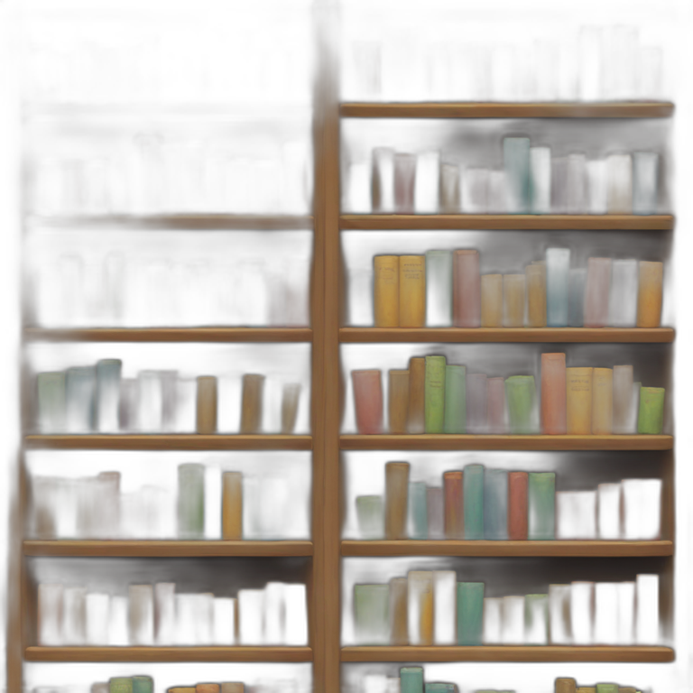 books on a shelf emoji