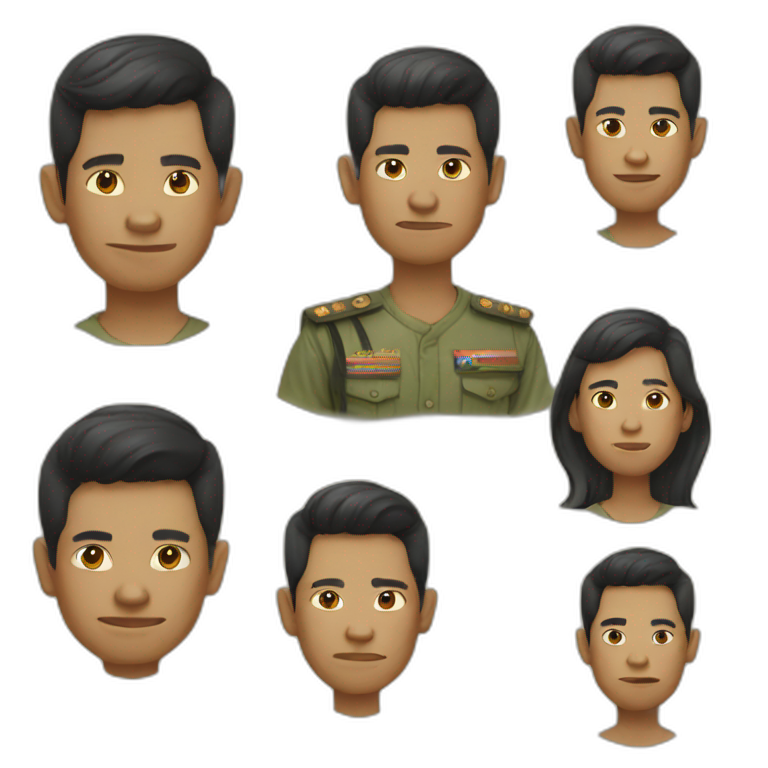 Cambodia people one emoji
