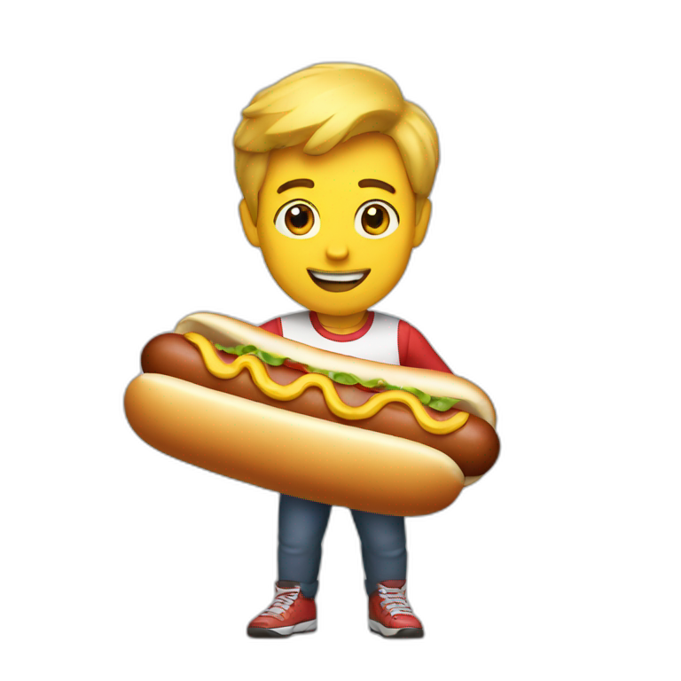 hot dog champ emoji