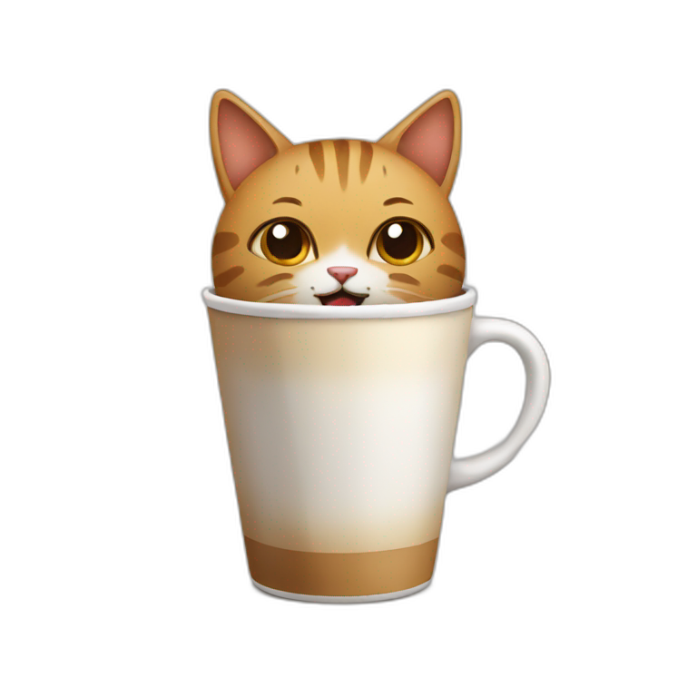coffee-cat emoji