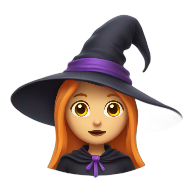 a witch emoji