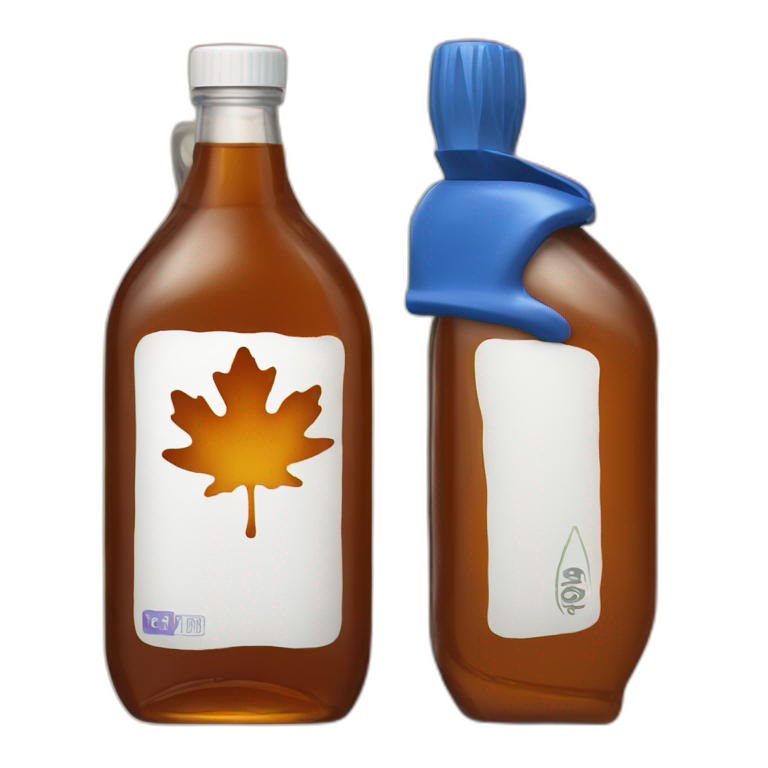 Bottle of maple syrup emoji