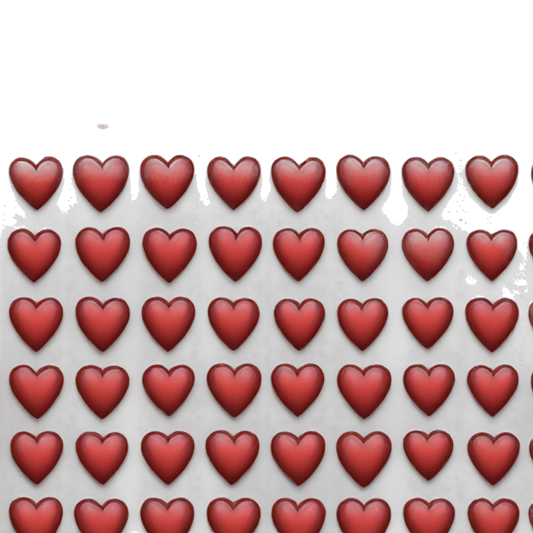 a blood red gothic heart emoji emoji