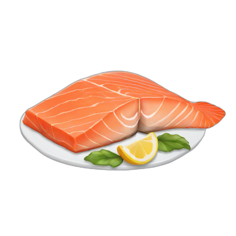 cooked salmon emoji