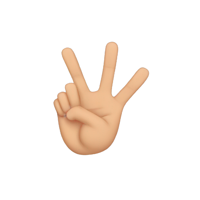 Sukuna two hand sign emoji