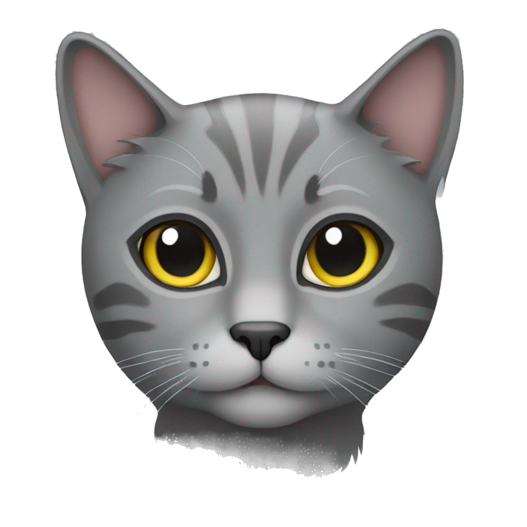 grey cat emoji